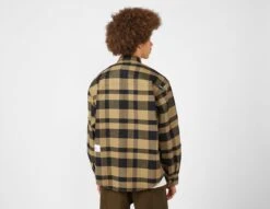 AAPE By A Bathing Ape Badge Check Shirt -Mode de Rêve sz 561950 c