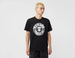 AAPE By A Bathing Ape Mono Camo Stamp T-Shirt