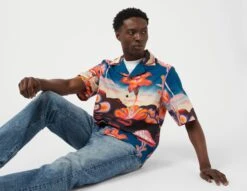 Edwin Hana No Shita Shirt -Mode de Rêve sz 630628 e