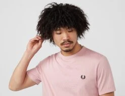 Fred Perry T-Shirt Ringer -Mode de Rêve sz 649143 d