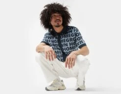 Homegrown Camden Knit Polo -Mode de Rêve sz 653839 f