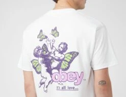 Obey It's All Love T-Shirt -Mode de Rêve sz 673456 e