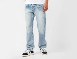 ICECREAM Crystal Running Dog Jeans