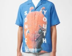 Pleasures X Sonic Youth Alien Camp Shirt -Mode de Rêve sz 698341 f