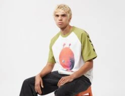 Pleasures X Sonic Youth Alien Raglan T-Shirt -Mode de Rêve sz 698343 f